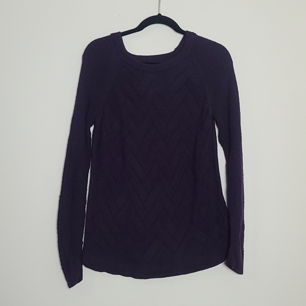 Sonoma plum knit sweater